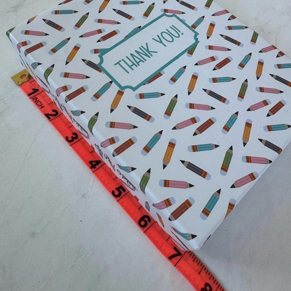 20 Colorful colored Pencil Thank You Card Set w/envelopes✏️FUN 4 teachers&more!